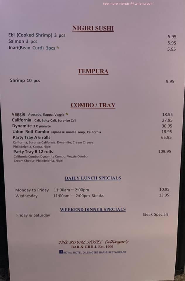 Nigiri, Tempura & Combos